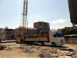 Finaliza la ejecución de las pantallas en las obras del Metro de Málaga