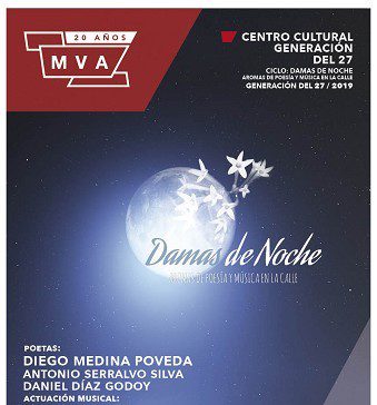 El ciclo poético-musical Damas de Noche de la Diputación recibe en Torre del Mar al poeta malagueño Diego Medina Poveda
