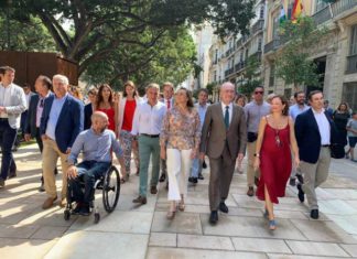 Restituido el Puente de Tetuán y despejado el 90% del tramo del metro en La Alameda