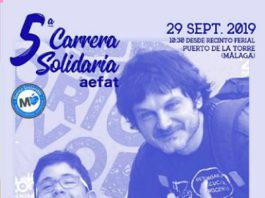 El 29 de septiembre, Carrera Solidaria Aefat en Málaga