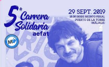 El 29 de septiembre, Carrera Solidaria Aefat en Málaga