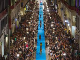 La Calle Larios vuelve a vestirse de azul con la IX Pasarela Larios Málaga Fashion Weed 2019
