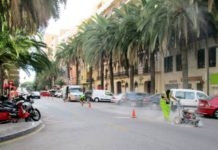 El avance de las obras del metro permite abrir al tráfico el paso de Santo Domingo