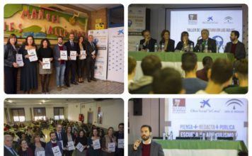 La Delegada de Cultura inaugura la cuarta edición de los “Talleres de Literatura en las aulas: ESCUELA DE COLUMNISMO” en el I.E.S. Manuel Alcántara
