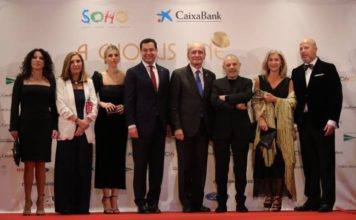 Moreno asiste a la inauguración del nuevo Teatro Soho Caixabank en Málaga