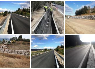 La Diputación finaliza el arreglo de tres carreteras del Guadalhorce afectadas por temporales