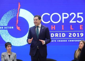 El Presidente de La Junta participa en el La Cumbre del Clima COP25