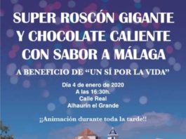Sabor a Málaga y Confitería Guzmán elaborarán Roscón de Reyes más grande a favor de Un Sí Por la Vida