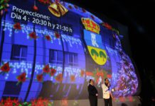 Alhaurín de la Torre innova con una Proyección Navideña en 3D