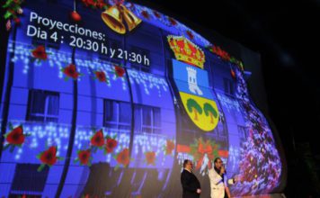 Alhaurín de la Torre innova con una Proyección Navideña en 3D