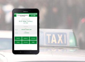 El nuevo servicio de transporte a demanda en taxi entre Málaga-Los Gámez se pone en marcha el lunes