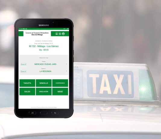 El nuevo servicio de transporte a demanda en taxi entre Málaga-Los Gámez se pone en marcha el lunes