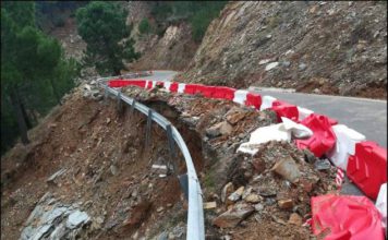 La Diputación aprueba la contratación por 4,8 millones de euros del arreglo de cinco carreteras afectadas por temporales