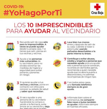 #YoHagoPorTi, una campaña para ayudar a vecinos y vecinas mayores o con discapacidad