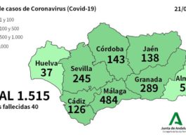 Coronavirus, datos a 21 de marzo