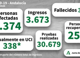 Coronavirus en Andalucía a 3 abril