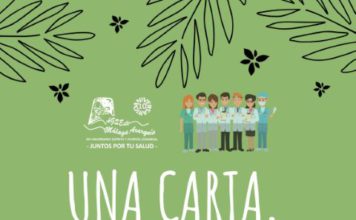Alumnos del IES Alta Axarquía de Periana mandan cartas de apoyo a los pacientes y a los profesionales del Área Sanitaria Málaga-Axarquía
