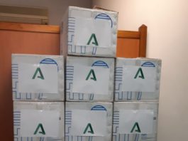 La Junta entrega 14.500 mascarillas para el personal de ayuda a domicilio