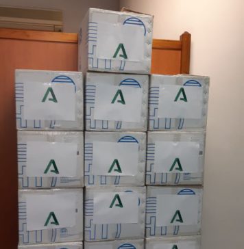 La Junta entrega 14.500 mascarillas para el personal de ayuda a domicilio