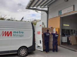 Metro de Málaga dona material sanitario para combatir el coronavirus al Hospital Clínico