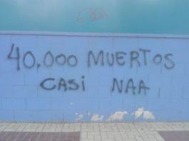 Izquierda Unida condena enérgicamente pintadas como «Asesinos» o «Genocidas» aparecidas en un Instituto de la Capital Malagueña