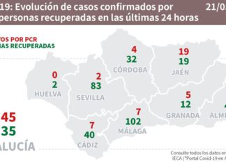 Datos Coronavirus a 21 de mayo en Andalucía
