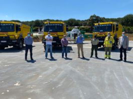 Infoca incorpora en Málaga tres nuevos camiones autobomba para la protección del patrimonio forestal