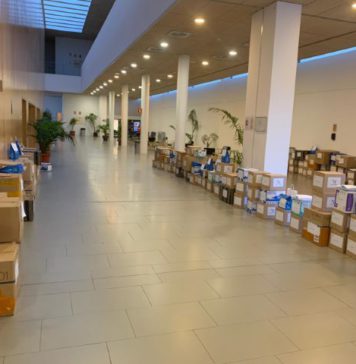 La Diputación de Málaga reparte a los ayuntamientos una nueva remesa de 84.300 mascarillas y suma ya 191.350