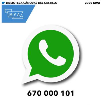 La Biblioteca Cánovas del Castillo de la Diputación de Málaga pone en marcha un servicio de información por WhatsApp