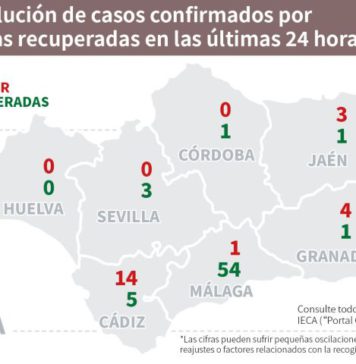 Datos Covid19 de 19 de junio en Andalucía