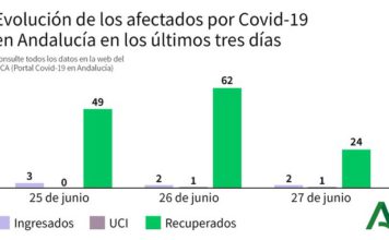 Datos Covid19 del día 28 de junio