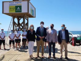 El Gobierno andaluz pone en marcha el Plan de Playas Seguras dotado con 34 ,5 millones
