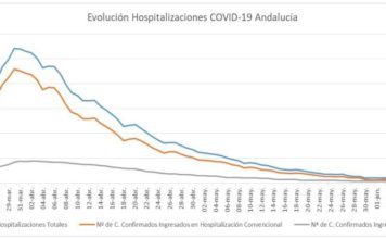 Datos Covid19 en Andalucía del 15 de junio