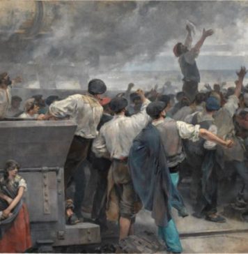 1840, la ya combativa clase obrera española