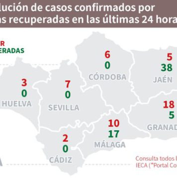 Datos Covid19 y brotes en Andalucía del día 24 de julio