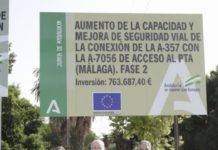 La Consejería de Fomento inicia la obra de la última fase de la mejora de los accesos al PTA