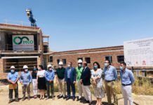 Avanzan las obras de la residencia para personas con Discapacidad Intelectual de ADIPA cofinanciadas por la Diputación con una subvención plurianual de un millón de euros