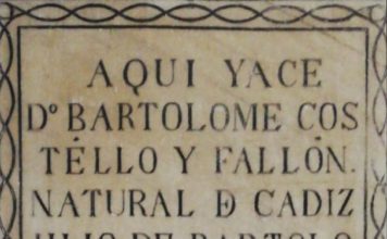 Homenaje a Bartolomé Costello y Fallón