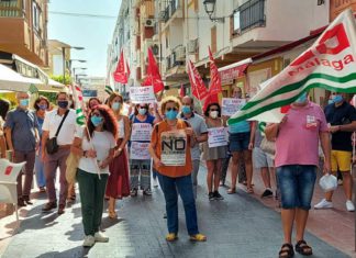 El PSOE respalda las movilizaciones para exigir a Salado que paralice el cierre del centro Guadalmedina