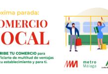 Metro de Málaga pone en marcha una campaña digital de promoción del comercio local
