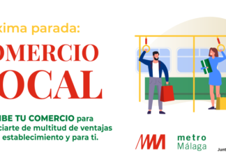 Metro de Málaga pone en marcha una campaña digital de promoción del comercio local