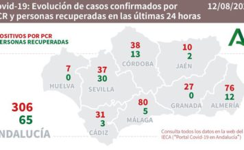 Datos de Covid19 y brotes en Andalucía del día 12 de agosto