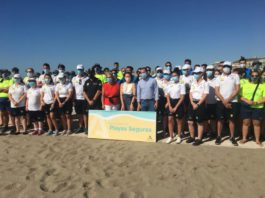 Los auxiliares de playa de la Junta han realizado cerca de 170.000 actuaciones