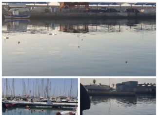 El Puerto Deportivo de Estepona denuncia ante la APPA y Medio Ambiente la constante suciedad provocada por la zona pesquera