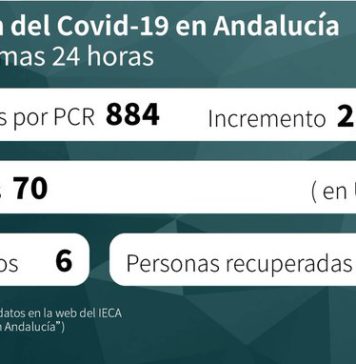 Datos actualizado de Covid19 en Andalucía del 2 de septiembre