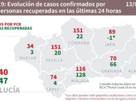 Datos Covid19 del 13 de septiembre en Andalucía