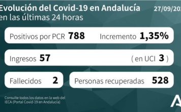 Datos Covid-19 y Actualización de Brotes en Málaga y Andalucía del 27 de septiembre