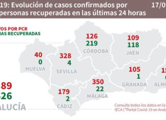 Información sobre Covid-19 en Andalucía y Málaga del 17 de septiembre