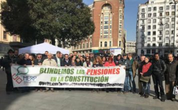 La MERP, Mesa por el Blindaje de las Pensiones, rechaza las presiones de Europa y llama a blindar las pensiones en la Constitución