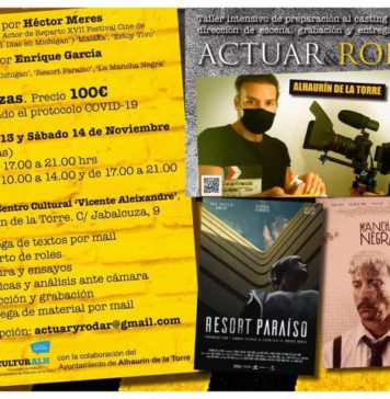 El cineasta Enrique García y el intérprete Héctor Meres imparten el taller intensivo ‘Actuar y Rodar’